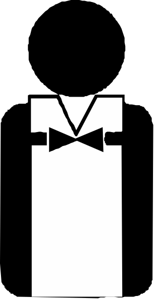 The image shows a black tie with white polka dots on it against a gray background.