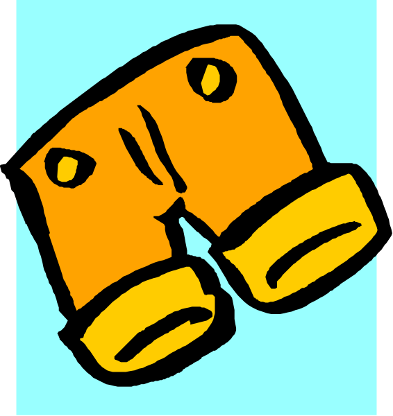 The image shows a pair of yellow shorts with two pockets hanging on an unseen hanger against a blue background; there is no text present in this clip-art illustration.