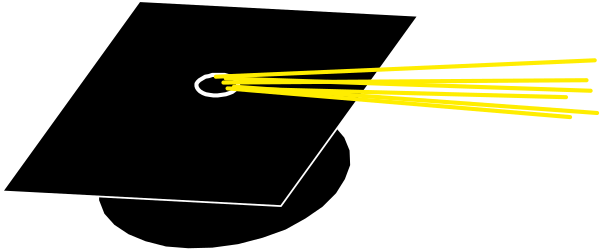 The blackboard has a yellow line drawn on it with several dots along its length.