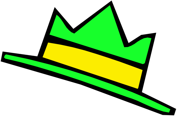 The image shows a stylized crown with multiple layers of color blocks on top of each other against a dark background.