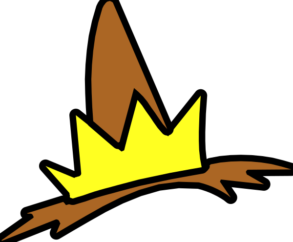 The image shows a stylized graphic of an exploding crown with flames at its base against a dark background.