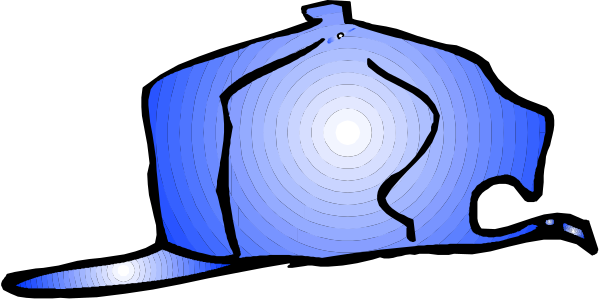 The image shows a blue house with white windows on top of it against an orange background.