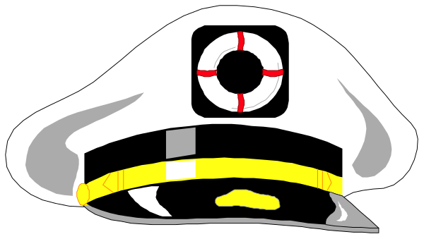 The black and white logo of a lifeboat with an anchor symbol on it is shown against a gray background.