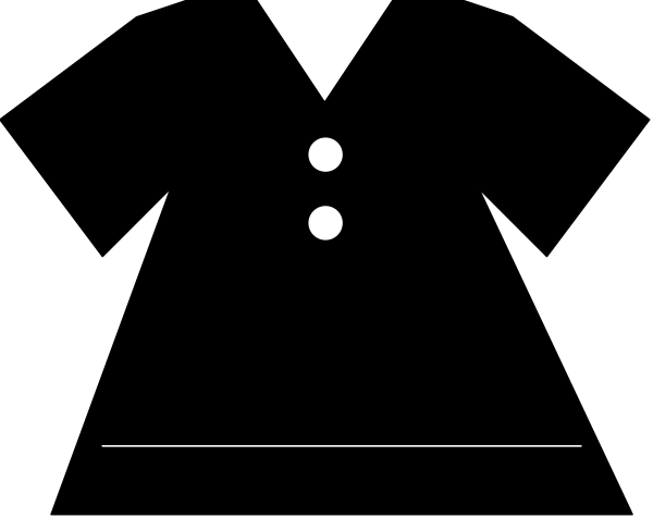 The image shows a simple black background with three white dots arranged vertically on top of each other at varying heights from left to right.