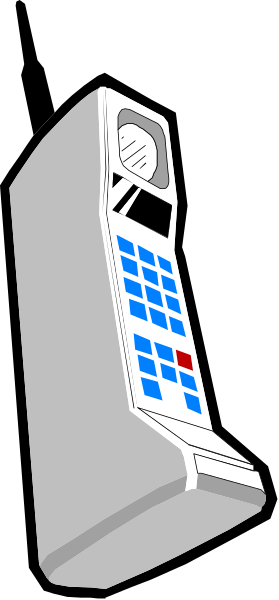 The image shows a white landline phone with buttons on it against a black background.