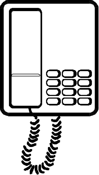 The black and white picture shows a refrigerator with its door open next to an old rotary phone on top of it in what appears to be a kitchen environment.