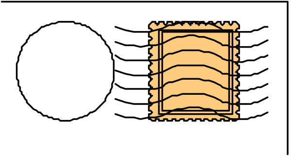 The image shows a simple black and white graphic of an envelope with text on it that reads "YOUR EMAIL HAS BEEN SENT."
