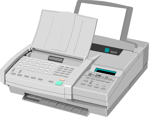 The image shows a digital printer with an open lid on top of it displaying its internal components; there is no paper in the tray below where one would expect to see printed documents.