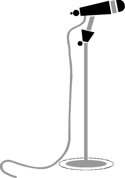 The black and white silhouette of a person playing an upright bass with their back to us against a striped background.