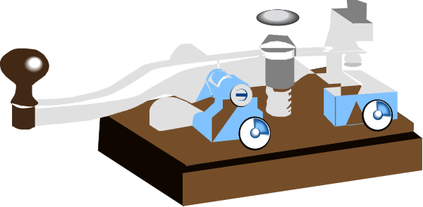 The image shows a cartoon depiction of an office desk with various items on it such as papers, pens, computer mouse, keyboard, cup, book, lamp, phone, clock, potted plant, vase and other miscellaneous objects that one might find in an office setting.