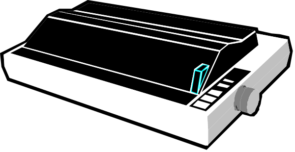 The black and white image shows a simple line drawing of an open laptop with its screen facing upwards on what appears to be a desk surface against a plain background.