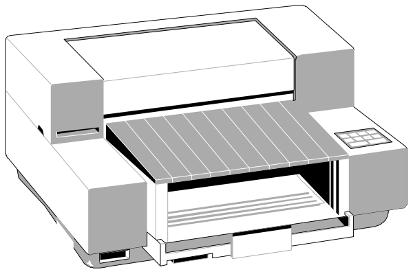 The image shows a black and white illustration of an open Nintendo Wii console with its components laid out on top for repair purposes.