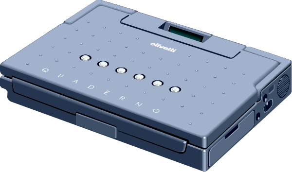 The image shows a blue electronic device with buttons on its top surface placed against a dark background.