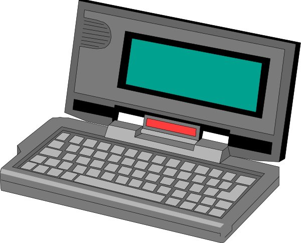 The image shows a laptop computer with an open keyboard on top of it against a black background.