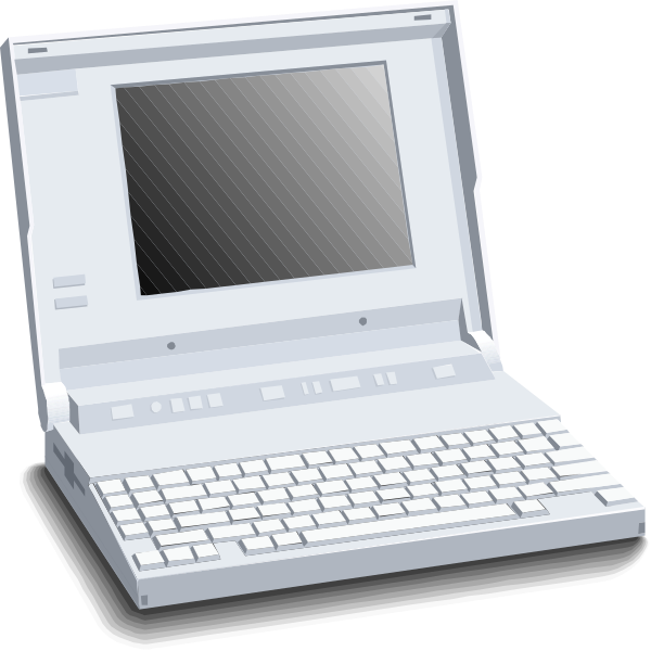 The image shows two laptop computers side by side with a focus on their screens displaying what appears to be an operating system interface.