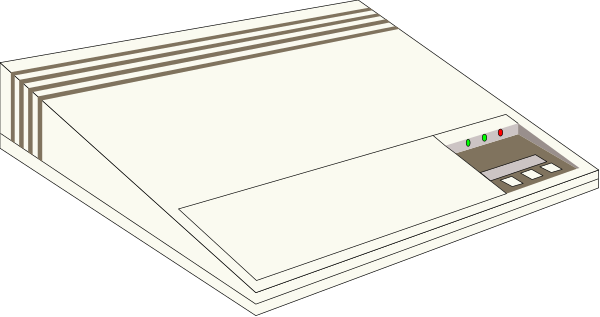 The image shows a white Nintendo Wii console with its controller on top of it against a black background.