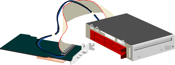 The image shows a computer motherboard with various components attached to it on what appears to be an assembly table against a neutral background.