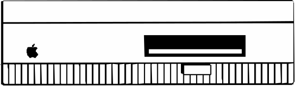 The black and white illustration shows a long line of rectangles with varying heights representing different levels on an escalator in what appears to be a store environment.