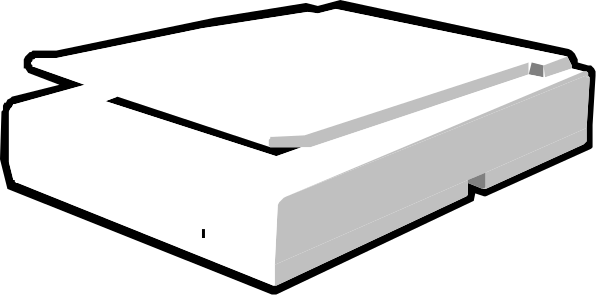The black and white photo shows a computer mouse with two buttons on top of it.