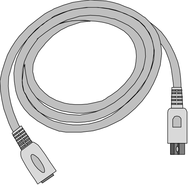 The image shows a coiled cable with an attached USB connector next to another similar but uncoiled cable on what appears to be a black background.