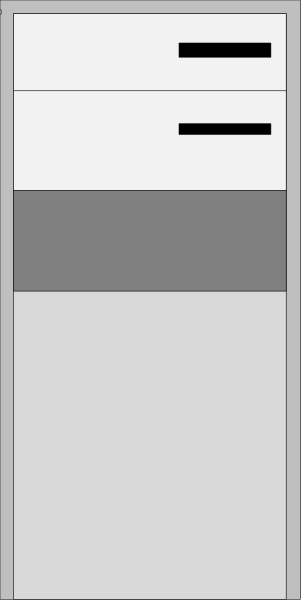 The image shows a gray refrigerator with its door open against an indistinct background that appears to be inside a kitchen due to countertops visible in the upper left corner of the photo.