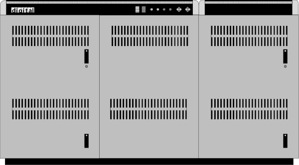 The image shows a gray keyboard with black keys on it against an indistinct background that does not provide any additional context about its surroundings or purpose.