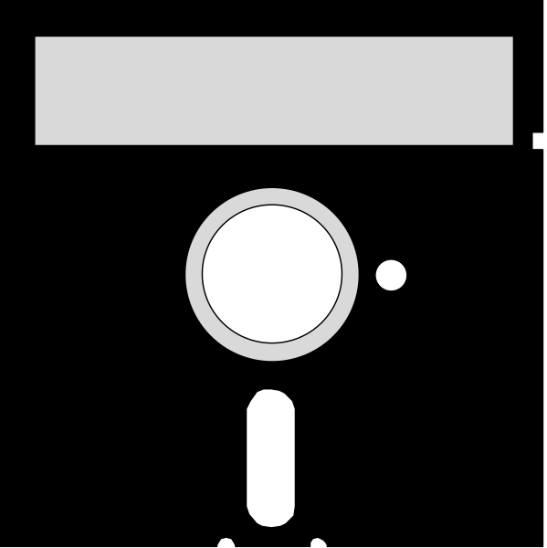 The image shows a black icon with white outlines representing an old camera lens on top of what appears to be a magnifying glass handle.