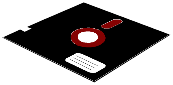 The image shows a black and white diagram of an electronic device with various components labeled "CPU," "RAM," "ROM" on it.