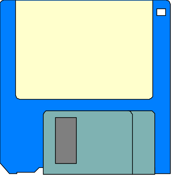 The image shows a blue computer monitor with an open laptop on top of it next to what appears to be a keyboard.