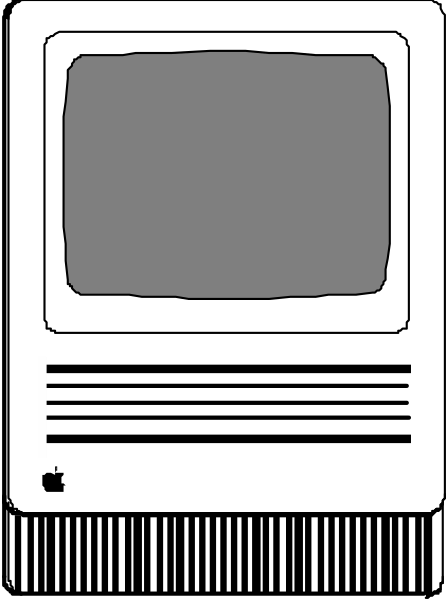 The image shows a black smartphone with its screen turned off against an indistinct background that appears to be grayish-brown in color.