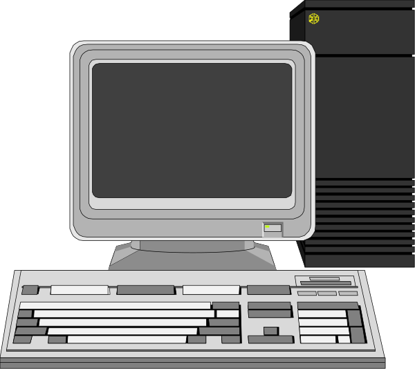 The image shows a computer monitor with an open window on top of it displaying what appears to be text files, flanked by two keyboards in front of them; there is no visible person or animal within this frame.