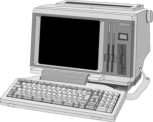 The image shows a computer monitor with an open window on top of it next to a keyboard.