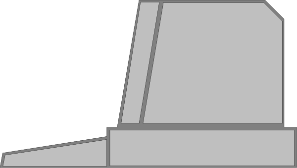 The image shows a black and white illustration of an abstract staircase with multiple steps leading upwards to what appears to be a platform at the top.