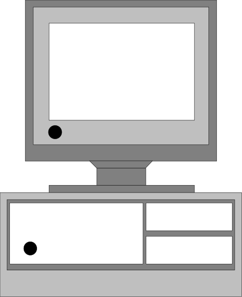 The image shows a computer monitor with an open window on top of it next to what appears to be a keyboard drawer that is partially pulled out from under the desk area where there's also another screen visible in front, suggesting this might represent multiple monitors set up for work or gaming purposes within a home office environment.