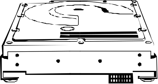 The image shows a black and white pixelated representation of an object with multiple compartments on its surface; it's unclear what exactly is depicted due to low resolution.