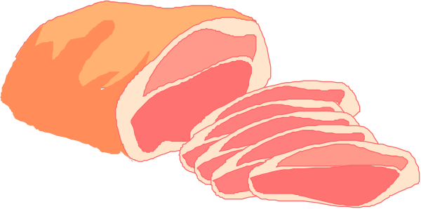The image shows a piece of meat on top of two other pieces of raw steak with bones visible against an indistinct background.