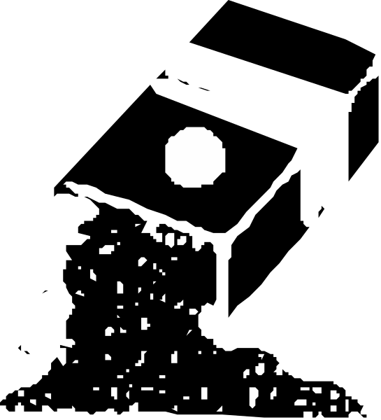 The black and white photo shows a night sky with stars visible above an illuminated moon that is partially obscured by clouds in one corner of the image; below this celestial scene stands a solitary figure, possibly humanoid due to its upright posture but without any distinguishable features or clothing.