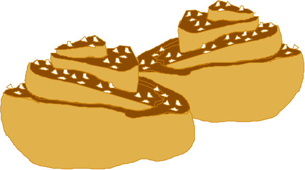 The image shows three cupcakes with frosting on top of them placed next to each other against a plain background.
