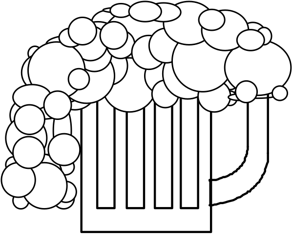The black and white illustration shows a large speech bubble with various smaller bubbles inside it against a dark background.
