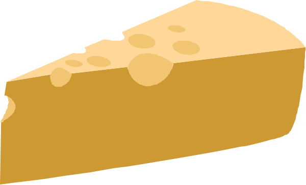 The image shows a slice of cheese pizza with melted mozzarella on top next to an actual piece of cheesy breadsticks in front of it.