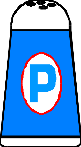 The image shows a parking sign with an arrow pointing to it from below, indicating that there is no available space for parking at this time of day due to low light conditions in what appears to be nighttime.