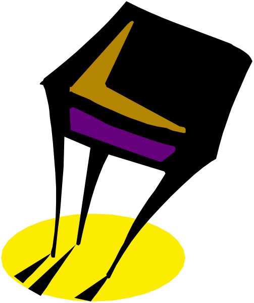 The image shows a black silhouette of an ice cream cone with two scoops on top against a white background in one corner; there is also a yellow circle next to it that appears like a sunburst, and below this graphic is another smaller symbol resembling a musical note or treble clef.