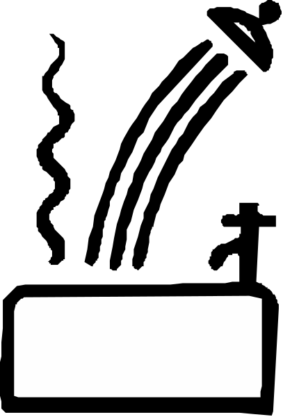 The image shows a black square with white text inside it on top of another gray background that has two vertical lines dividing into four sections each containing different shades of brown to darker tones at bottom right corner, and there is no other content in this small clip-art style picture.