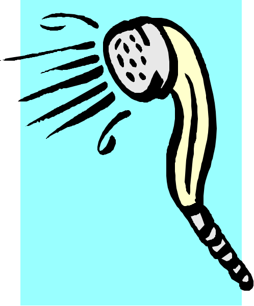 The image shows a cartoon of an umbrella with its handle pointing upwards on what appears to be a rainy day outside at nighttime.