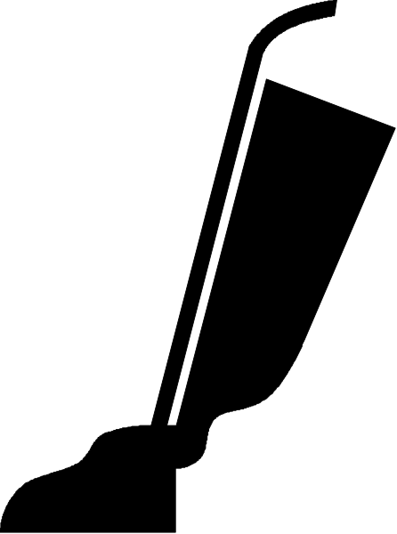 The image shows a black square with white stripes on each side against a gray background.