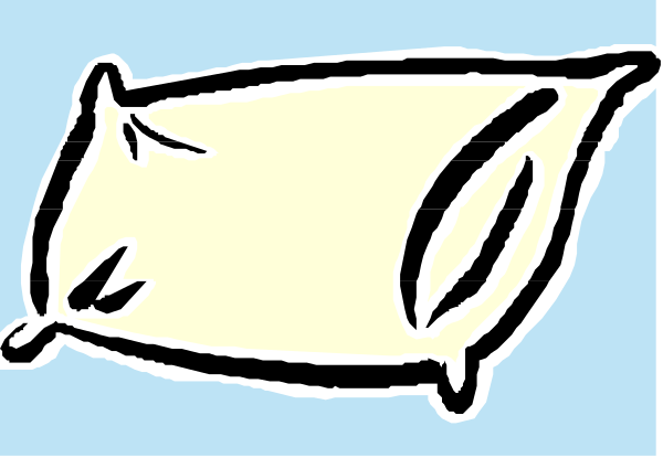 The image shows a black and white cartoon of two rolled up items resembling burritos with eyes drawn on them to give an impression that one is looking at another from behind; there's no text present in this clip-art illustration, which focuses solely on these objects without any additional context or setting.