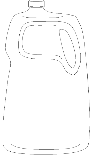 The image shows a bottle of liquid soap with its cap off against a dark background.