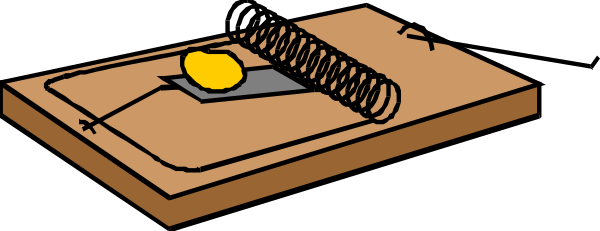 The image shows a simple cartoon of an open book with pages that appear to be blank white spaces on either side; there is no text visible in this clip-art illustration.