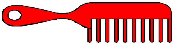 The image shows a red thermometer with black markings indicating temperature readings on it against a grey background.