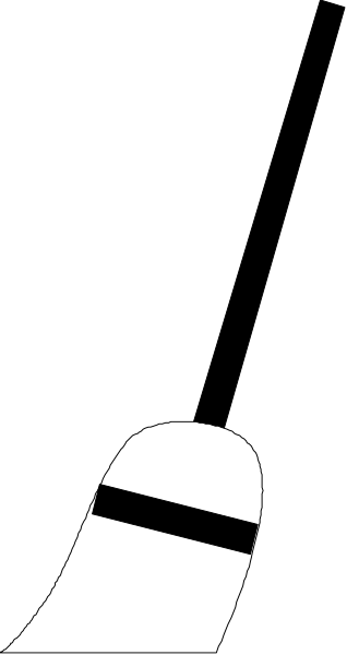 The image shows a black and white photo of an object with two different shades on it; however, due to its small size in this clip-art format, I cannot provide specific details about what is depicted within that picture.